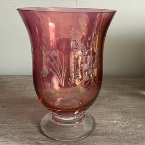 Pink Glass Vase